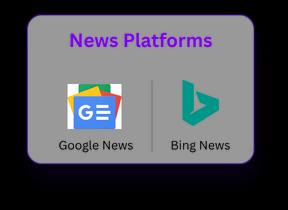 News platforms — Google News and Bing News